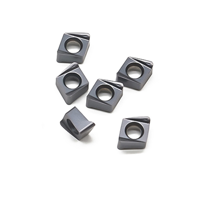 4NKT060308R Insertores de fresagem de carburo para usinagem CNC de aço inoxidável e materiais não ferrosos