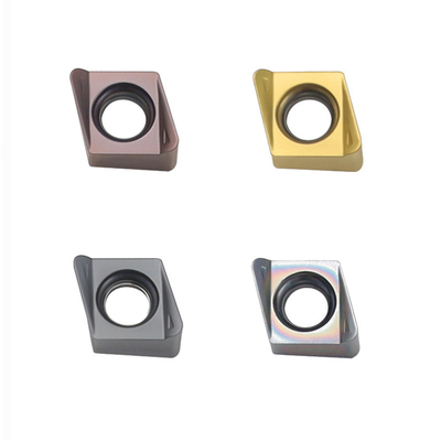 4NKT060308R Insertores de fresagem de carburo para usinagem CNC de aço inoxidável e materiais não ferrosos