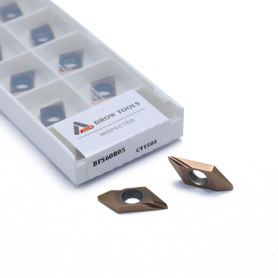TBP 60FR-20 Carbide Turning Inserts para CNC Lathe Steel Parts Machining com e operações de corte suave