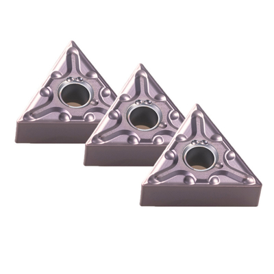 Introduções de torneamento de carburo TNMG160408-MA de precisão para operações de corte de torneamento externo na máquina de torno CNC