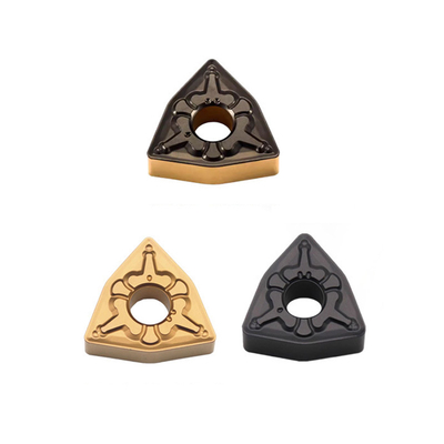 Insertos de torneamento CNC de metal duro indexáveis substituíveis WNMG080404-TM para ligas de alta temperatura e materiais não ferrosos