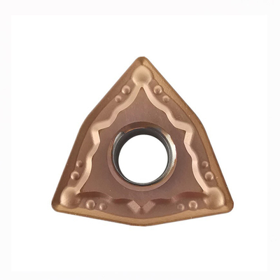 Insertos de torneamento CNC de metal duro indexáveis substituíveis WNMG080404-TM para ligas de alta temperatura e materiais não ferrosos