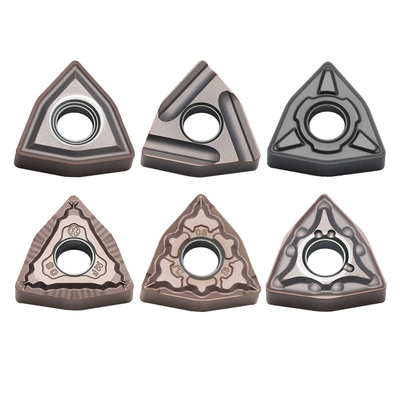 WNMG080404R-ZC inserções de torneamento de carburo CNC usadas na usinagem de aços inoxidáveis, ferro fundido, ligas de alta temperatura e materiais não ferrosos
