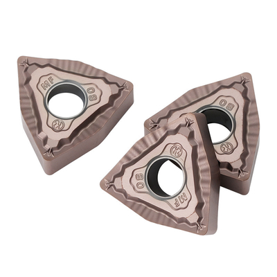 WNMG080404R-ZC inserções de torneamento de carburo CNC usadas na usinagem de aços inoxidáveis, ferro fundido, ligas de alta temperatura e materiais não ferrosos