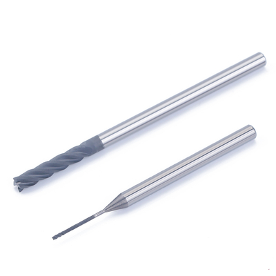 Fresa de topo de face plana de metal duro revestida com diamante para usinagem de grafite