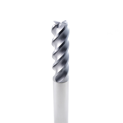 Carbide U-Channel End Mill 4 Flute AlCrN revestido para aço suave
