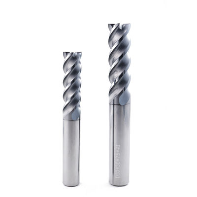 Carbide U-Channel End Mill 4 Flute AlCrN revestido para aço suave