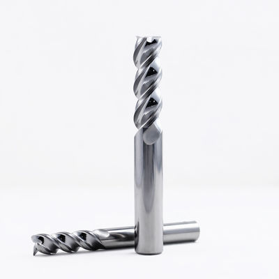 3 Flute DLC Coated Carbide End Mill para corte CNC de alumínio