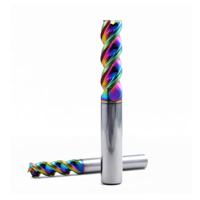 Fresa de fresagem de carboneto de tungstênio revestida com DLC para usinagem CNC de alumínio