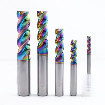 Fresa de fresagem de carboneto de tungstênio revestida com DLC para usinagem CNC de alumínio