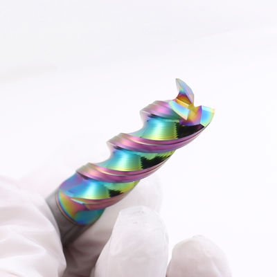 Fresa de fresagem de carboneto de tungstênio revestida com DLC para usinagem CNC de alumínio