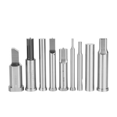 Componentes de molde de punção de grau não magnético personalizados com precisão de ±0,001 mm e tecnologia de retificação cilíndrica